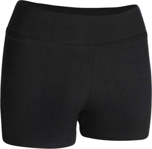 Hotpants dames Dansbroekje | Hotpants | Gymbroekje | Turnbroekje | voor dames | Zwart | Katoen | Maat L