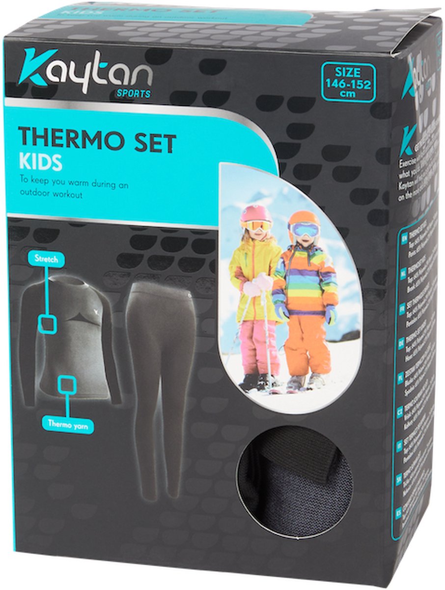 Kaytan Sports Thermo Set Kids - 146-152 cm. Thermisch ondergoed voor kinderen.