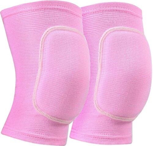 Kniebeschermers voor kinderen, worstelen kniebeschermers volleybal kniebeschermers dikke spons jeugd meisjes anti-slip sport knie ondersteuning brace voor volleybal dans yoga hardlopen klimmen. (L: geschikt voor gewicht 120-180 catties)