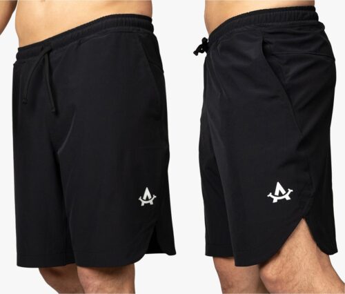 Korte Sportbroek - 100% Duurzaam - Heren - Gerecycled Polyester - Fitness Short - Hardloopbroek - Handgemaakt in Portugal - APM - S