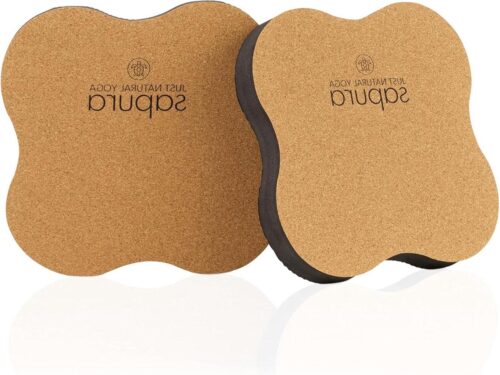 Kurk kniekussen - Duurzame yoga kniepads set van 2 - Kniebeschermers voor knieën en ellebogen