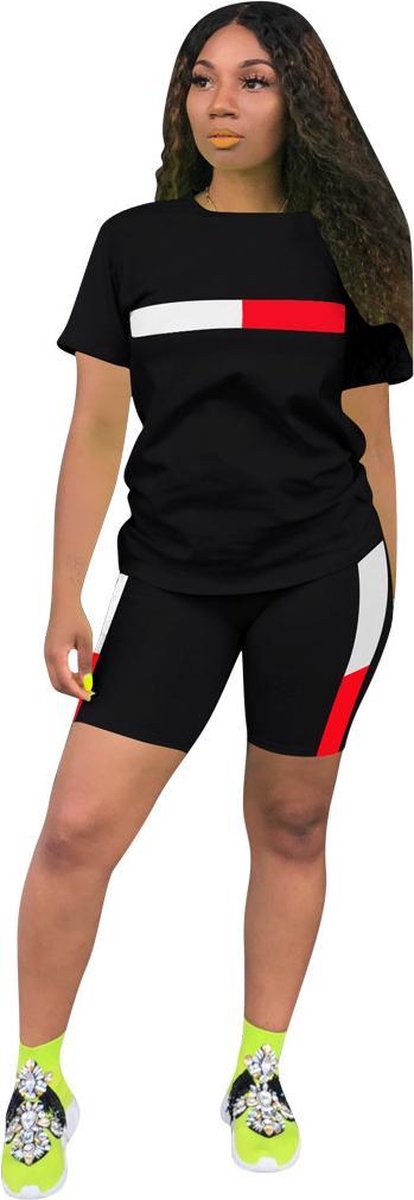 Legend Allround Dames Sportshirt met Sport Short Black XL