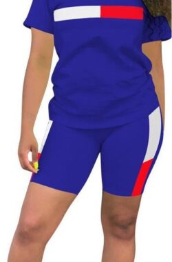 Legend Allround Dames Sportshirt met Sport Short Blue L