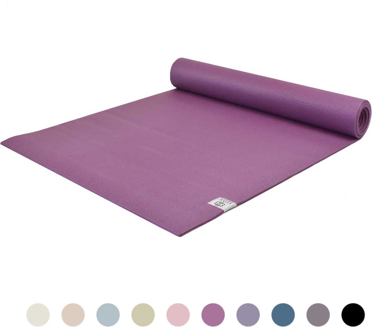 Love Generation ● Yoga Mat ● Fitness Mat ● Aubergine Paars ● 6 mm Dik