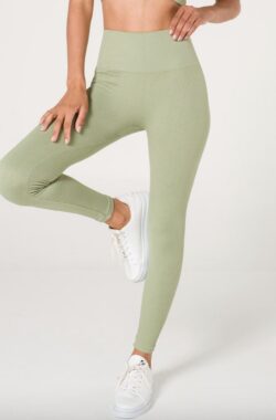 Lucas&Olivia- Sportlegging Dames- Sportbroek Dames- Yoga- Pilates- Hardlopen- Wandelen- Fitness- High Waist- Mint Maat M