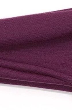 MJ Sports Hoofdband – Hoofdband Sport – Zweetband – Haarband – Sporthaarband – Hardlopen – Unisex – Bordeaux Rood