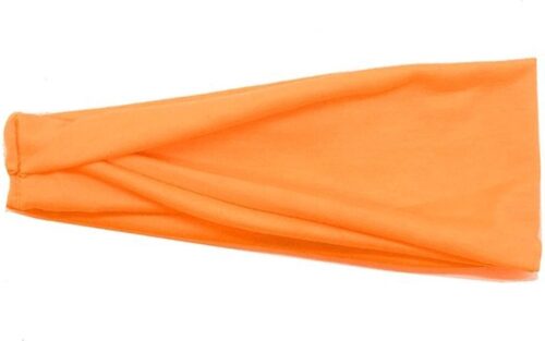 MJ Sports Hoofdband - Hoofdband Sport - Zweetband - Haarband - Sporthaarband - Hardlopen - Unisex - Oranje