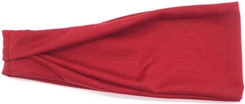 MJ Sports Hoofdband - Hoofdband Sport - Zweetband - Haarband - Sporthaarband - Hardlopen - Unisex - Rood