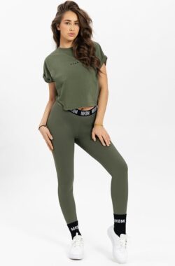 MKBM Branded Fitness Legging Groen – Maat: S