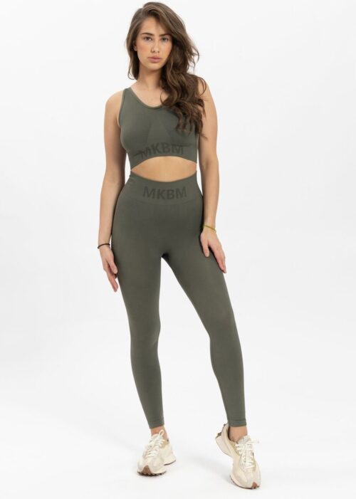 MKBM Seamless Legging Groen - Maat: S