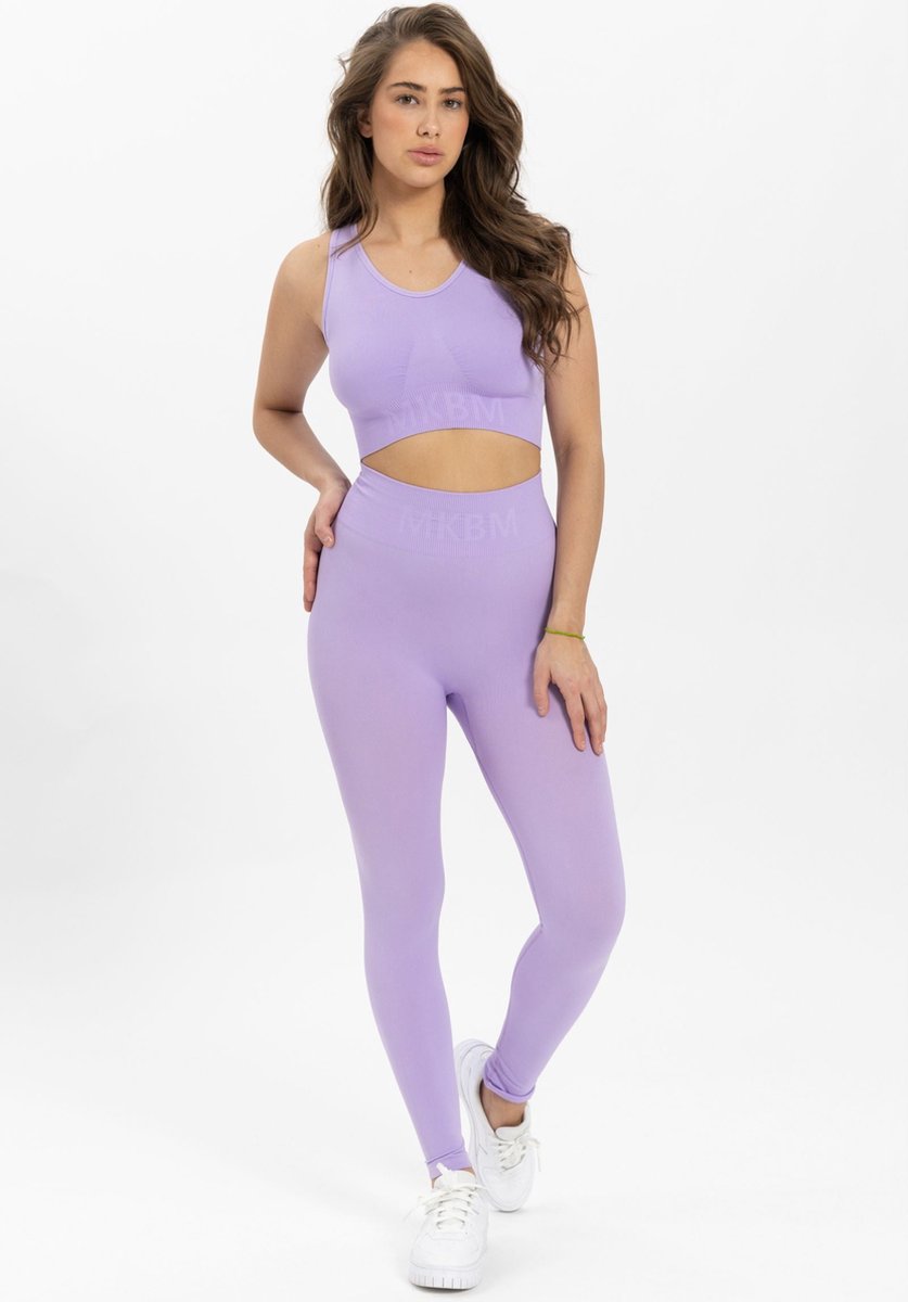 MKBM Seamless Legging Lila - Maat: M