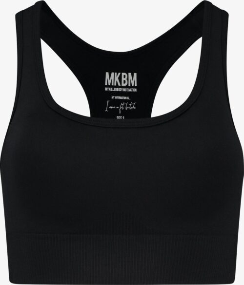 MKBM Seamless Sports Top Black - Maat: L