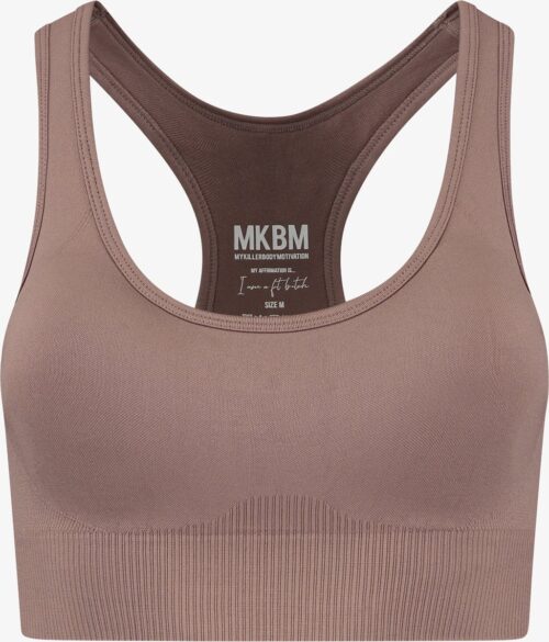 MKBM Seamless Sports Top Latte - Maat: M