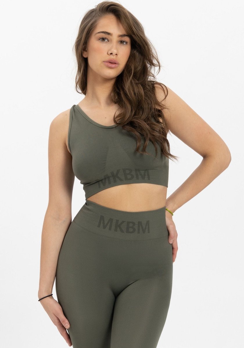 MKBM Seamless Top Groen - Maat: L