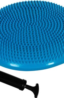 MOVIT® Wiebelkussen – Balanskussen – Balansbord – Met Pomp – Ø 38 cm – Blauw