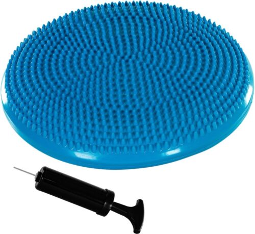 MOVIT® Wiebelkussen - Balanskussen - Balansbord - Met Pomp - Ø 38 cm - Blauw