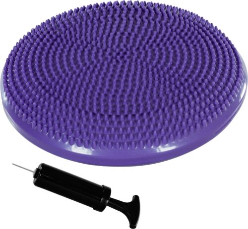 MOVIT® Wiebelkussen - Balanskussen - Balansbord - Met Pomp - Ø 38 cm - Paars