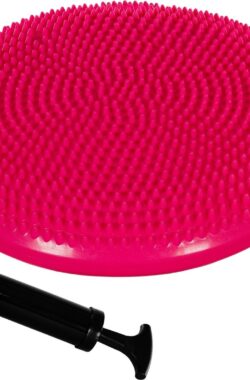 MOVIT® Wiebelkussen – Balanskussen – Balansbord – Met Pomp – Ø 38 cm – Roze