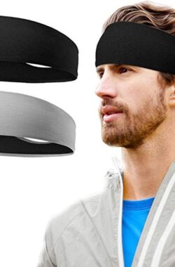 Mannen Zweetband Sport Hoofdband Stretch Elastische Vrouwen Yoga Running Haarband Voor Mannen Outdoor Sport Headwrap Fitness Sport Veiligheid