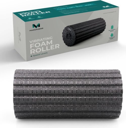 Massagerr® Vibrerende Foam Roller - 4 Trilstanden - Effectieve Spierontspanning en Herstel - Massage Roller - Foamroller - Massage Apparaat