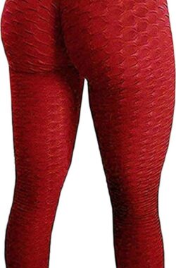 Miresa – Sexy Sportleggings / Fitness & Yoga Leggings – Rood – Maat S