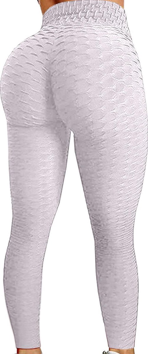 Miresa - Sexy Sportleggings / Fitness & Yoga Leggings - Wit - Maat M