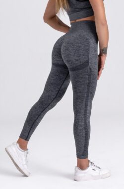 Mives® Sportlegging dames – Sportkleding dames – Sportbroek dames – Sportlegging – Shape legging – Sportlegging dames high waist – Hardloopbroek dames – yoga legging dames – GRIJS – Maat S