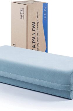 NOFFA Yoga bolster kussen voor Yin Yoga, pilates, meditatiesteunkussen, rechthoekige yoga-schuimwiggen met wasbare hoes