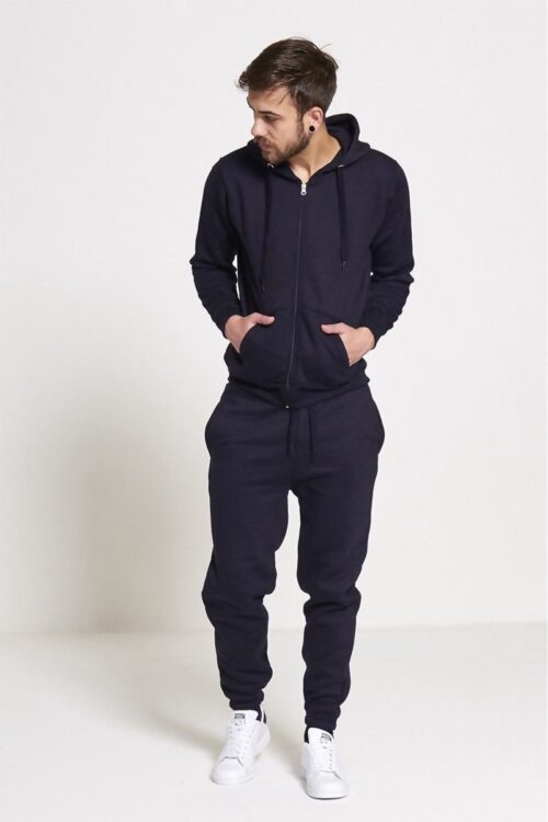 Navy Trainingspak heren - Tracksuit heren - Joggingpak heren - Maat L