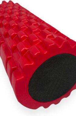 Padisport Foamroller 2 In 1 Voordeelset Rood – Foamrol – Massagerol – Rug Roller – Foam Rol – Foamroller Set – Foamrollers – Foamroller Trigger Point – Foamroller Rug