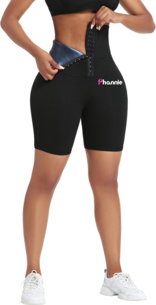 Phannie Sport Short Dames - Sportbroekje Corset - Afslankbroekje - Korset - Corrigerend Ondergoed - Shaper - Shapewear - Maat M