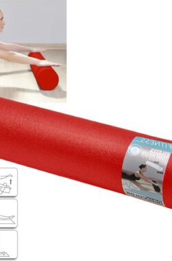 Pilates Foam Roller Rood – CRISCOLOR – Verbeterde Flexibiliteit