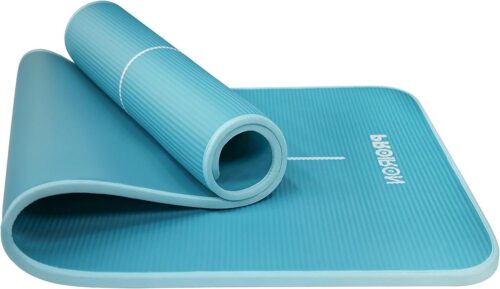 Pilates mat - Oefening yogamat - Extra dikke schuimmat - Gym Fitness matten voor Workout - Home Gym Outdoor gebruik - PROIRON - Met draagriem - 1800 mm x 610 mm x 15 mm.