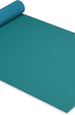 Premium 5 mm dikke antislip yogamat voor alle soorten yoga pilates en vloertrainingen – 68″ x 24″ x 5mm