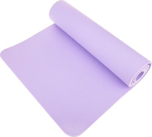 PrimeMatik - Paarse anti slip yoga mat 183x61x0.8 cm