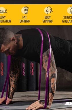 Pull Up Assistance Bands. Dikke, zware & lange latex bandenset voor fitness, training, chin-up, stretching, training, powerlifting, yoga, pilates, benen bilspieren