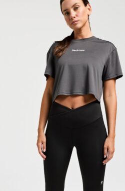 Redmax Sublime RMXNova – Sportshirt – Crop Top – Geschikt voor Fitness en Yoga – Dry-Cool – Dames – Donkergrijs – L