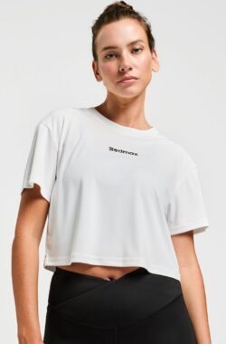 Redmax Sublime RMXNova – Sportshirt – Crop Top – Geschikt voor Fitness en Yoga – Dry-Cool – Dames – Wit – L