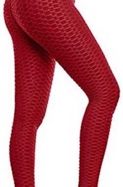 Rode dames yoga/fitness sport broek maat XL rood