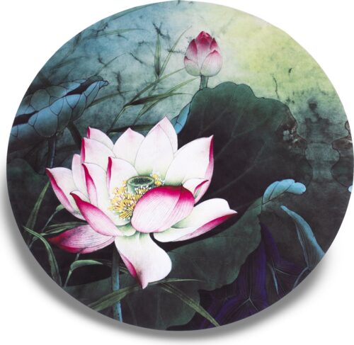 Ronde yogamat Lotus