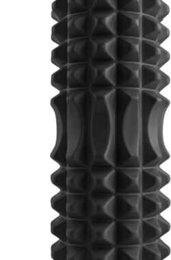 Rouleau et mousse pour massage et exercices crossfit yoga pilates – noir #1843 farbe/color:black