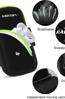 Running Armband Sport Arm Bag Telefoon Houder 6,9 inch, Running Mobiele Telefoon Armband Sleeve Key Pouch Tas voor Fietsen