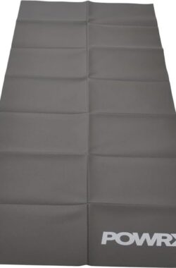 Rutschfeste Yoga Pilates Matte Fitness Exercise Mat Gymnastikmatte Faltbar – Grey Polyvinylchlorid