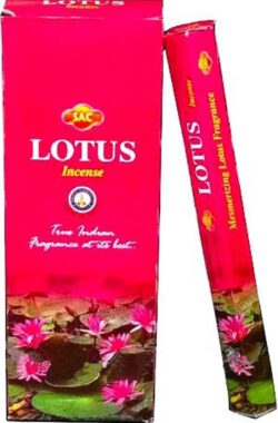 SAC Lotus wierookstokjes 6 doosjes à 25gr.