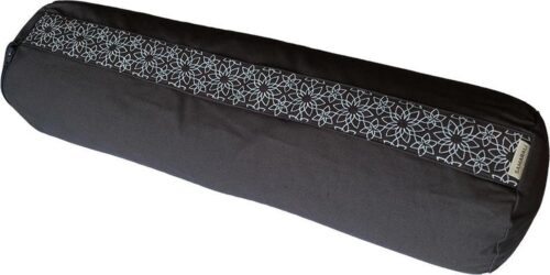 Samarali Yoga Bolster - Extra stevige ondersteuning, 100% biologisch katoen, 20x60 cm, 3.5 kg, dubbele hoezen, GOTS-gecertificeerd