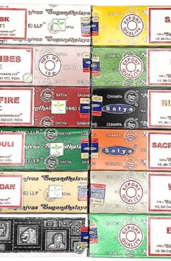 Satya Assorted Pack 7 Incense (12 boxes) 15 grams