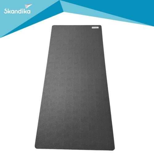 Skandika vloerbeschermingsmat voor hometrainers en trilplaten - Vloerbeschermingsmatten - Made in Germany - Multifunctionele mat, sport en fitness, geurloos, anti-slip, stootvast, waterafstotend - 200 x 90 x 0.7 cm (L x B x H) - zwart