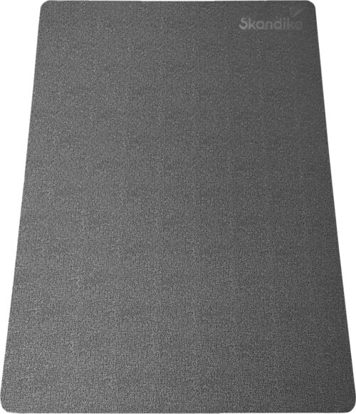 Skandika vloerbeschermingsmat voor hometrainers en trilplaten - Vloerbeschermingsmatten - Made in Germany - Multifunctionele mat, sport en fitness, geurloos, anti-slip, stootvast, waterafstotend - 120 x 60 x 0.7 cm (L x B x H) - zwart