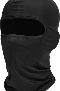 Skimask Dames/Heren Hoge Kwaliteit Stevige Elastische Bivakmuts – Balaclava- Motor/Scooter – Helmmuts – Gezichtsmasker – Wintermuts – Zwart