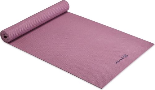 Solid 5mm Roze Yoga Mat - Gaiam Unisex - Anti-Slip Eco-vriendelijk